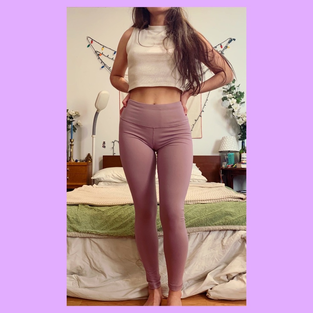 Mauve Yoga Leggings! 90 Degree by Reflex!